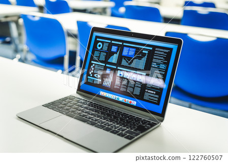 Business space with PC 122760507