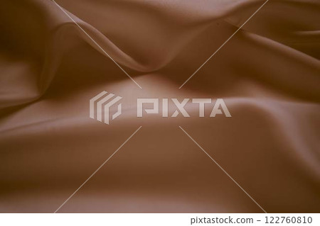 abstract background, a wallpaper, fabric waves, color gradient, silk, satin light Mocha Mousse, orange, banner 122760810