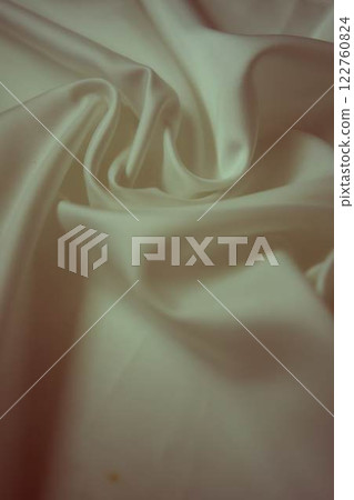 abstract background, wallpaper, fabric waves, color gradient, silk, satin pink orange yellow gradient 122760824