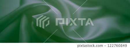 abstract background, a wallpaper, fabric waves, color gradient, silk, satin neon green white gradient 122760849