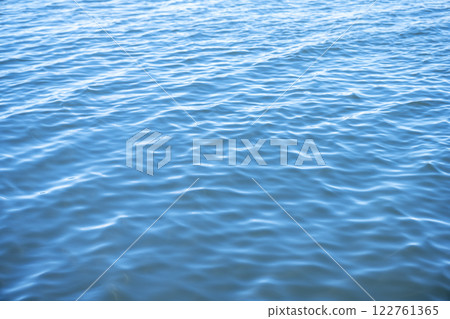 Blue sea, spring sea, Shonan, material [Hiratsuka City, Kanagawa Prefecture] 122761365