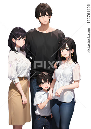 A happy family 122761406