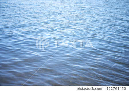 透明的海，清澈的海，泉水的海，湘南，素材[神奈川縣平塚市] 122761450