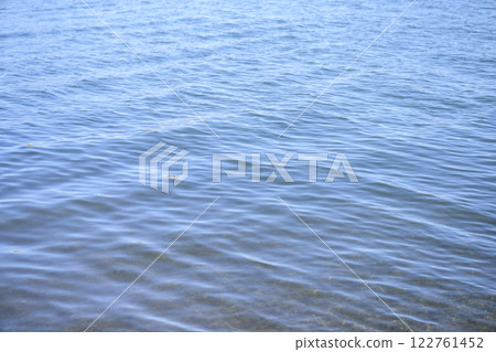 透明的海，清澈的海，泉水的海，湘南，素材[神奈川縣平塚市] 122761452