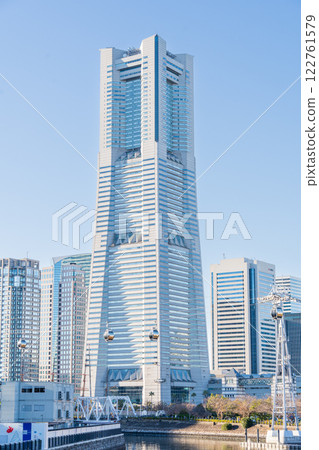 晴朗天氣下的「神奈川縣」橫濱地標塔 122761579