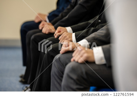 Business image cut of multiple people 122761594