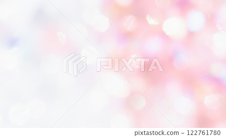 Cute pink glitter background with colorful balls and pastel colors 122761780