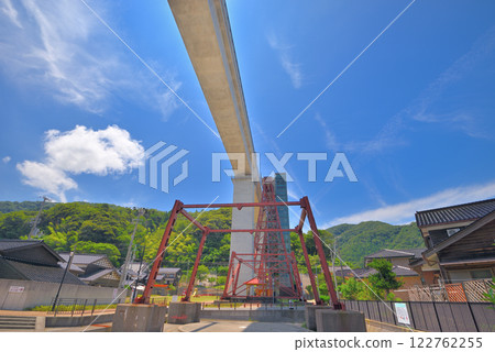兵庫縣香美町近畿町餘部鐵橋現址及橋邊原橋樑大樑遺跡（4） 122762255