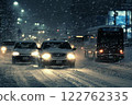 大雪導致交通擁堵 122762335