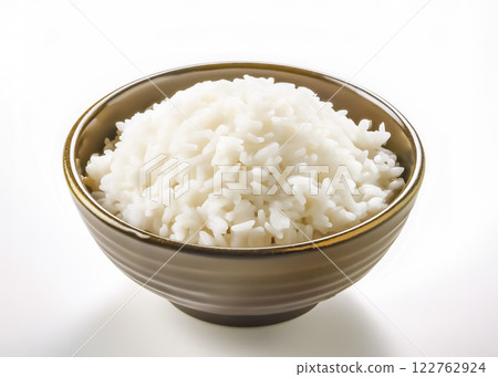Rice: White rice image material 122762924