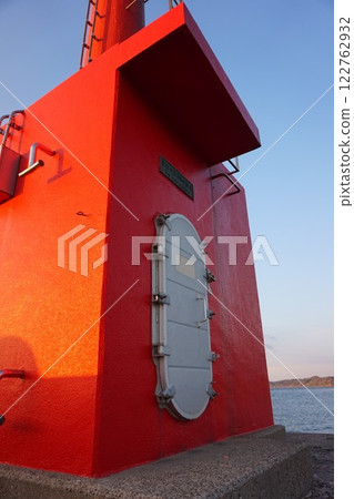 Niigata Prefecture Izumozaki Fishing Port Sea Sea of Japan Lighthouse Fishing Boat 122762932