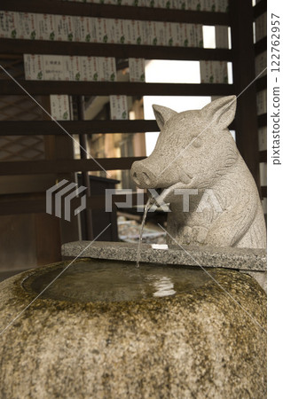 Go-o Shrine: Sacred boar's chozuya 3 Go-o Shrine: Sacred boar's chozuya 3 122762957