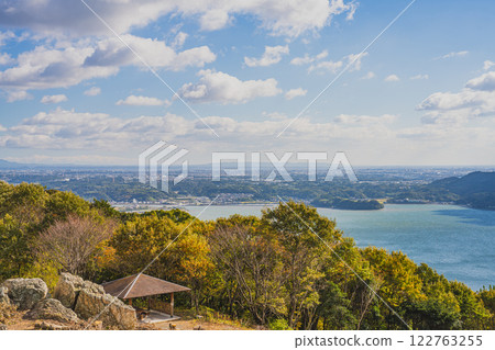 The view from Okuhamana Lake Observation Park in Hamamatsu City (Shizuoka Prefecture) 122763255