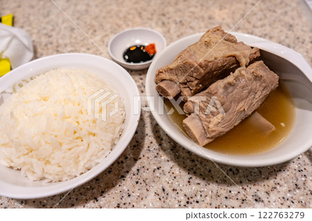 Singapore specialty Bak Kut Teh 122763279