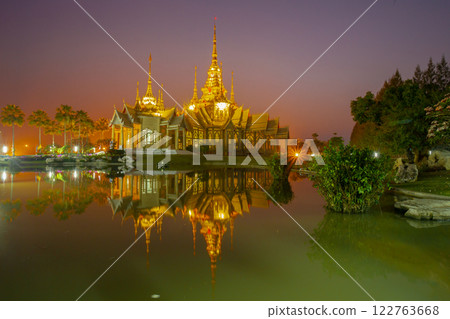 The beauty of the evening at Wat Non Kum or Wat Luang Pho To, Sikhio District, Nakhon Ratchasima  122763668