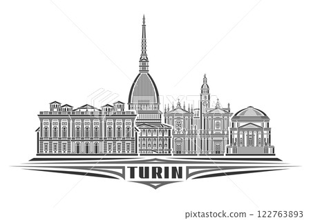 Vector illustration of Turin 122763893