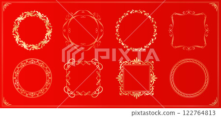 Antique frame set 122764813