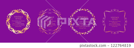 Antique frame set 122764819