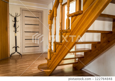 Steps wooden stairs 122764848