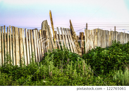 Old wooden fence Old wooden fence 122765061