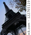 I look up at the Eiffel Tower 122765119