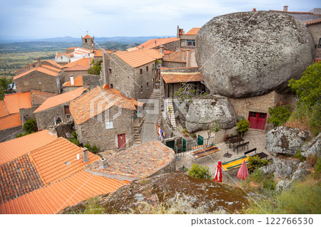 Rooftops of the Portuguese Town of Monsanto 122766530