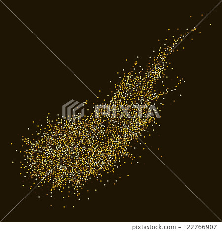 Golden glitter particles flow Golden glitter particles flow 122766907