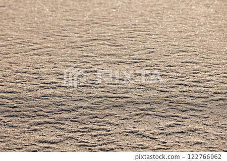Sand ripple pattern, natural background photo 122766962