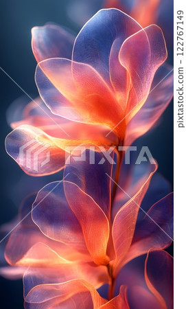A dynamic composition with transparent shapes and vibrant gradients evokes movement and energy, creating a modern feel. Ideal for backgrounds in graphic design or digital media conveying innovation. A dynamic composition with transparent shapes and vibrant gradients evokes movement and energy, creating a modern feel. Ideal for backgrounds in graphic design or digital media conveying innovation. 122767149