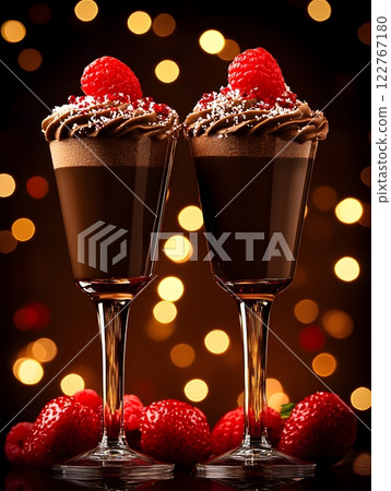 A luxury expensive dinner is something that many people desire because it shows their wealthy life and they can also take pictures to post on social media to show their friends about their happy life. 122767180