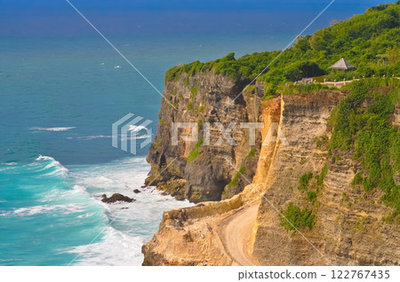 Coast at Uluwatu, Bali, Indonesia. 122767435