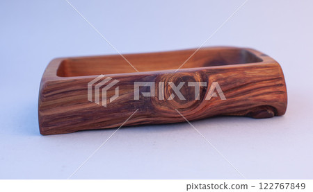 Wooden kitchen utensils stacked view close up isolated Wooden kitchen utensils stacked view close up isolated 122767849