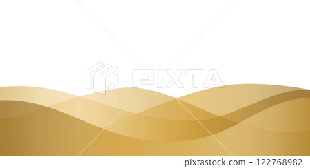 Golden Ribbon Waves Separation Shape Vector Background Golden Ribbon Waves Separation Shape Vector Background 122768982