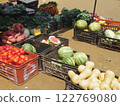 A greengrocer in Harare, Zimbabwe 122769080