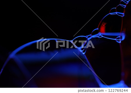 Purple liquid texture in macro, bright fluid background, smooth movement, something that cannot be seen with the naked eye, perfect surface, phenomenal connection lines  122769244