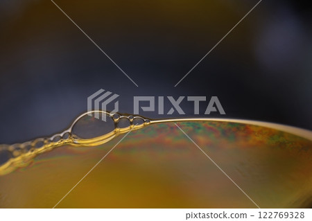 Bright bubbles at the bottom of the picture, minimalistic surface background, Yellow bubbles on black background, liquid abstraction	 Bright bubbles at the bottom of the picture, minimalistic surface background, Yellow bubbles on black background, liquid abstraction	 122769328