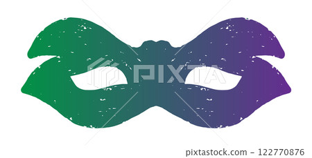 carnival mask on white background 122770876