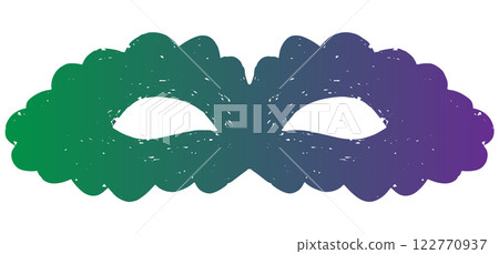 carnival mask isolated on white background 122770937