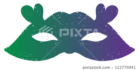 carnival mask icon on white background carnival mask icon on white background 122770941