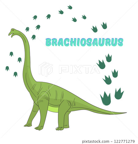 Cartoon dinosaur vector illustration Cartoon dinosaur vector illustration 122771279