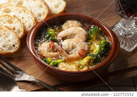 蝦子和西蘭花阿吉洛 122771552