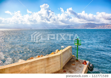 Amazing view on Strait of Messina and Sicily conecting Villa San Giovanni and Messina Amazing view on Strait of Messina and Sicily conecting Villa San Giovanni and Messina 122771589