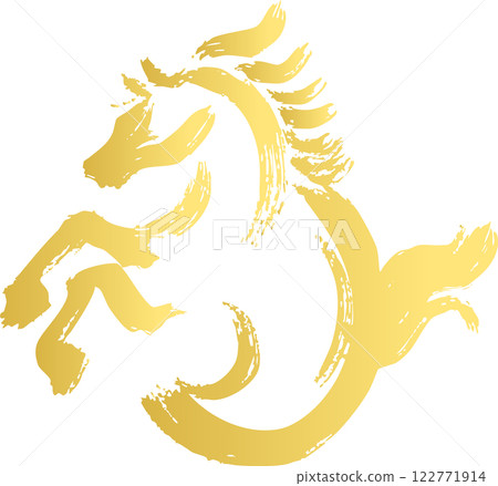 New Year 2026 New Year's card 2026 Horse Horse Zodiac Sumi-e Ink painting Watercolor Hand-drawn Silhouette Illustration material New Year 2026 New Year's card 2026 Horse Horse Zodiac Sumi-e Ink painting Watercolor Hand-drawn Silhouette Illustration material 122771914