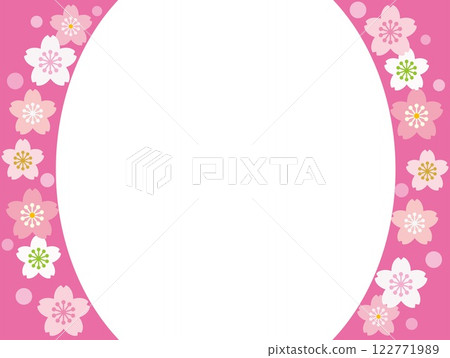 櫻花框空白 122771989