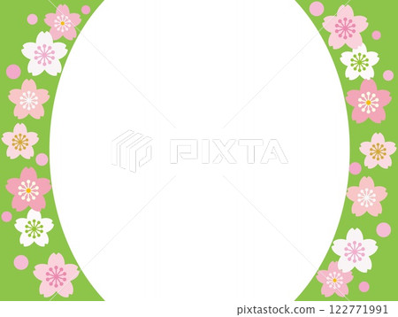 櫻花框空白 122771991