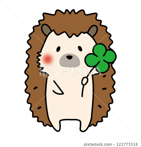 刺蝟拿著四葉草 刺蝟拿著四葉草 122773518