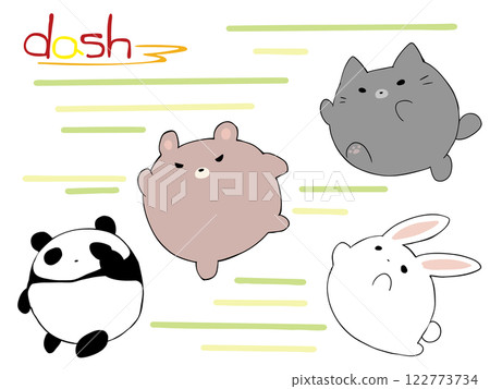 滾動動物衝刺 滾動動物衝刺 122773734
