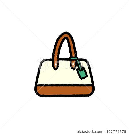 簡單的手繪手提袋插畫 122774276