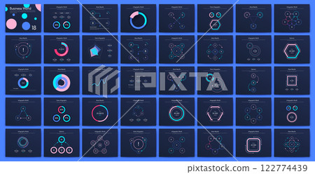 Vector graphics infographics with mobile phone. Template for creating mobile applications, workflow layout, diagram, banner, web design, business reports 122774439