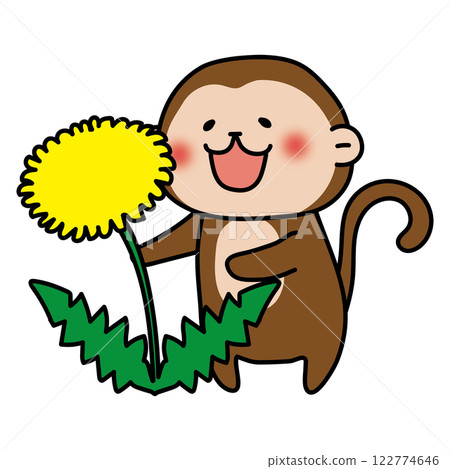 大蒲公英和猴子 122774646